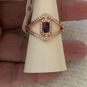 Most Iconic Bomb Party Size 9 Fire Opal Ring NWT